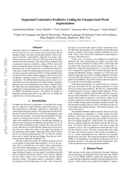 Segmental Contrastive Predictive Coding for Unsupervised Word
  Segmentation