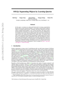 SOLQ: Segmenting Objects by Learning Queries