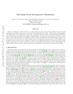 The Image Local Autoregressive Transformer