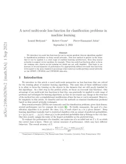 A novel multi-scale loss function for classification problems in machine
  learning