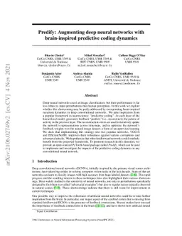 Predify: Augmenting deep neural networks with brain-inspired predictive
  coding dynamics