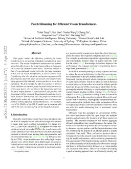 Patch Slimming for Efficient Vision Transformers