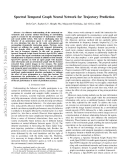 Spectral Temporal Graph Neural Network for Trajectory Prediction