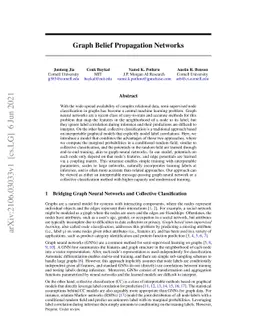 Graph Belief Propagation Networks