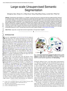 Large-scale Unsupervised Semantic Segmentation