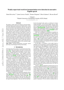Weakly-supervised word-level pronunciation error detection in non-native
  English speech
