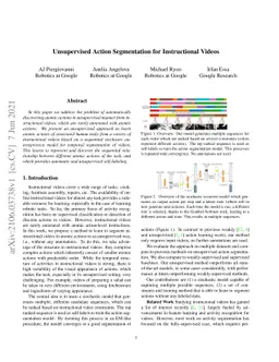 Unsupervised Action Segmentation for Instructional Videos