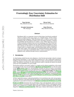 Frustratingly Easy Uncertainty Estimation for Distribution Shift