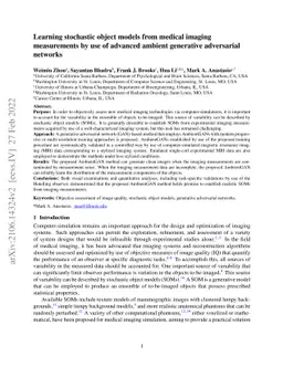 Learning stochastic object models from medical imaging measurements by
  use of advanced ambient generative adversarial networks