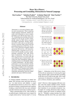 Draw Me a Flower: Processing and Grounding Abstraction in Natural
  Language
