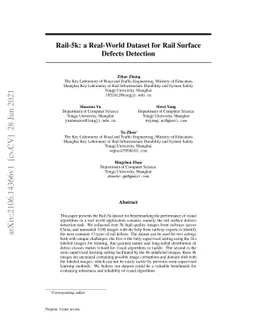 Rail-5k: a Real-World Dataset for Rail Surface Defects Detection