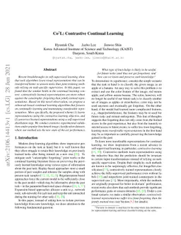Co$^2$L: Contrastive Continual Learning