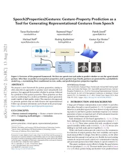 Speech2Properties2Gestures: Gesture-Property Prediction as a Tool for
  Generating Representational Gestures from Speech