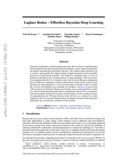 Laplace Redux -- Effortless Bayesian Deep Learning