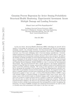 Gaussian Process Regression for Active Sensing Probabilistic Structural Health Monitoring: Experimental Assessment Across Multiple Damage and Loading Scenarios