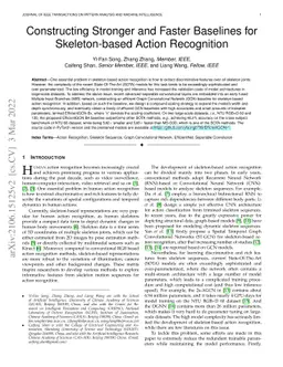 Constructing Stronger and Faster Baselines for Skeleton-based Action
  Recognition
