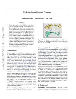 Evolving-Graph Gaussian Processes