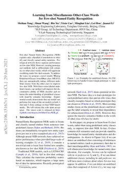 Learning from Miscellaneous Other-Class Words for Few-shot Named Entity
  Recognition