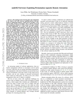 undeSErVed trust: Exploiting Permutation-Agnostic Remote Attestation