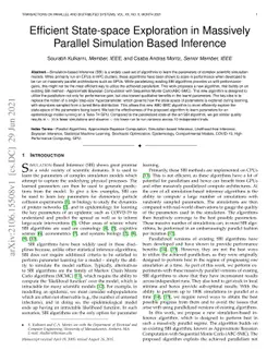 Efficient State-space Exploration in Massively Parallel Simulation Based
  Inference