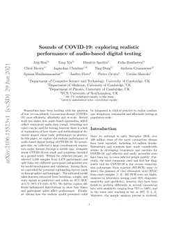 Sounds of COVID-19: exploring realistic performance of audio-based
  digital testing