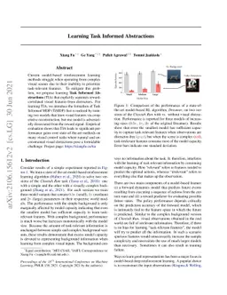 Learning Task Informed Abstractions
