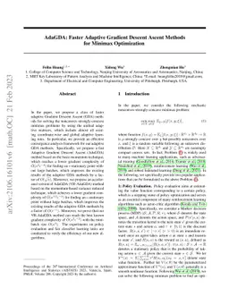AdaGDA: Faster Adaptive Gradient Descent Ascent Methods for Minimax
  Optimization
