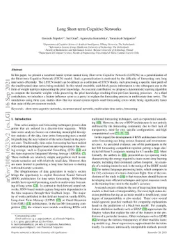 Long Short-term Cognitive Networks