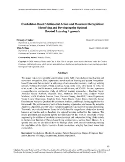 Exoskeleton-Based Multimodal Action and Movement Recognition:
  Identifying and Developing the Optimal Boosted Learning Approach