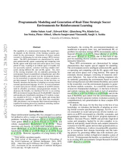 Scenic4RL: Programmatic Modeling and Generation of Reinforcement
  Learning Environments