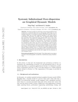 Systemic Infinitesimal Over-dispersion on Graphical Dynamic Models