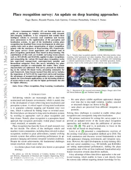 Place recognition survey: An update on deep learning approaches