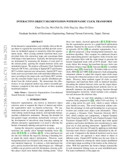 Interactive Object Segmentation with Dynamic Click Transform