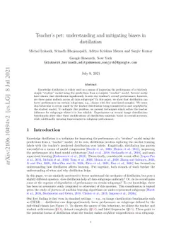 Teacher's pet: understanding and mitigating biases in distillation