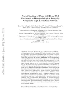 Nuclei Grading of Clear Cell Renal Cell Carcinoma in Histopathological
  Image by Composite High-Resolution Network