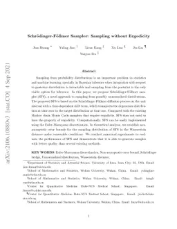 Schr{ö}dinger-F{ö}llmer Sampler: Sampling without Ergodicity
