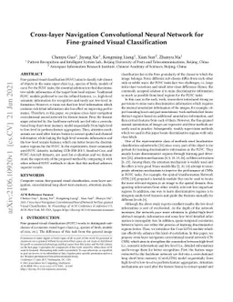 Cross-layer Navigation Convolutional Neural Network for Fine-grained
  Visual Classification
