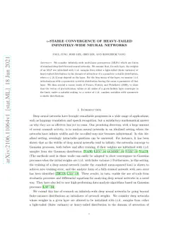 $α$-Stable convergence of heavy-tailed infinitely-wide neural
  networks