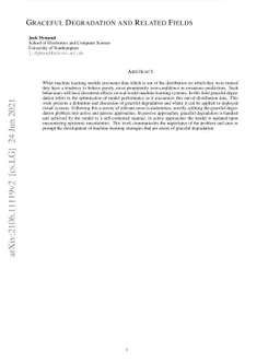 Graceful Degradation and Related Fields