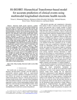 Hi-BEHRT: Hierarchical Transformer-based model for accurate prediction
  of clinical events using multimodal longitudinal electronic health records