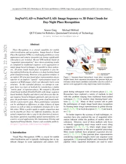 SeqNetVLAD vs PointNetVLAD: Image Sequence vs 3D Point Clouds for
  Day-Night Place Recognition