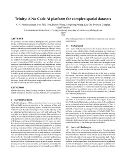 Trinity: A No-Code AI platform for complex spatial datasets