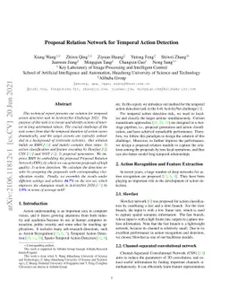 Proposal Relation Network for Temporal Action Detection