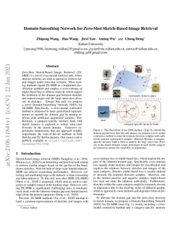 Domain-Smoothing Network for Zero-Shot Sketch-Based Image Retrieval