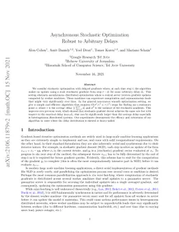 Asynchronous Stochastic Optimization Robust to Arbitrary Delays