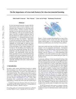 On the importance of cross-task features for class-incremental learning