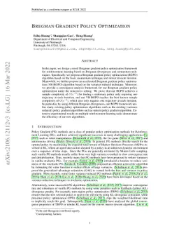 Bregman Gradient Policy Optimization