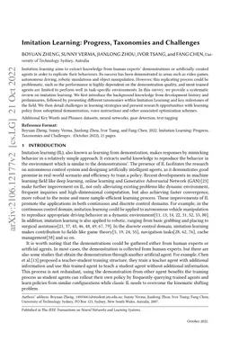 Imitation Learning: Progress, Taxonomies and Challenges