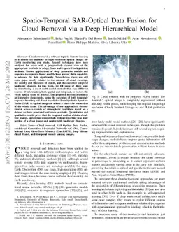 Spatio-Temporal SAR-Optical Data Fusion for Cloud Removal via a Deep
  Hierarchical Model
