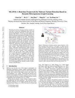 MG-DVD: A Real-time Framework for Malware Variant Detection Based on
  Dynamic Heterogeneous Graph Learning
